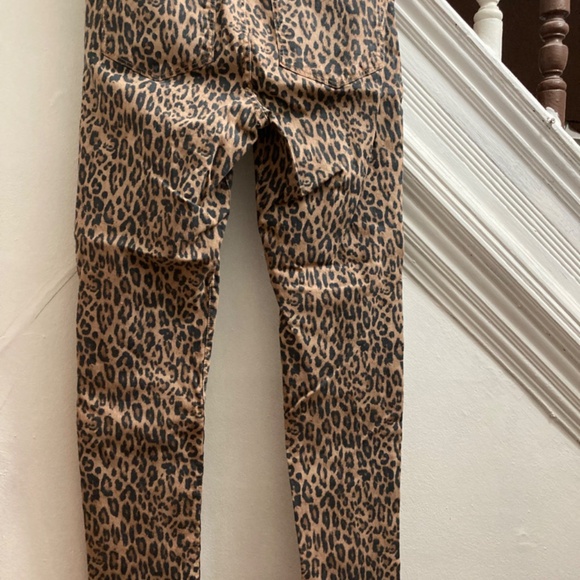 H&M & Denim in Leopard Jeggings sz 10 (32x32) - Picture 6 of 8